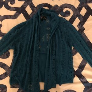 Short cut cardigan